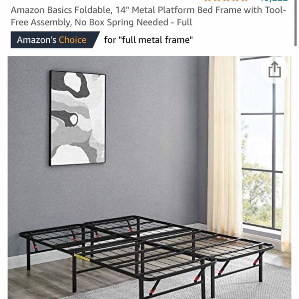 Photo of Mattress and bed frame 