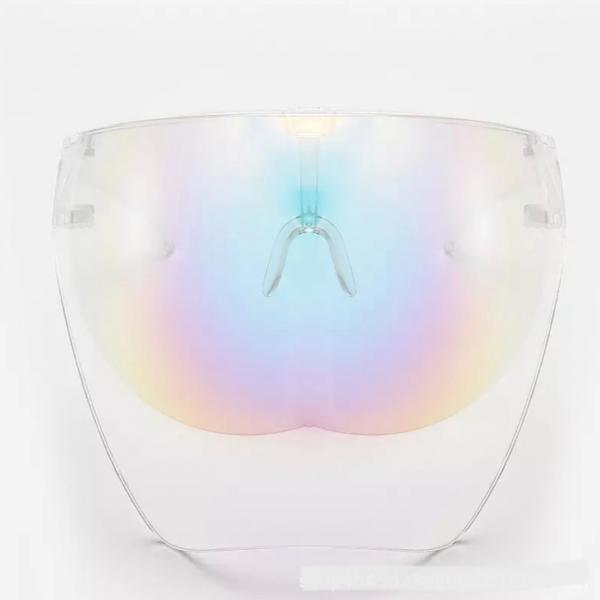 Photo of 1 pc Iridescent Face Shield Ombré Anti-Fog Shield Glasses Face Mask