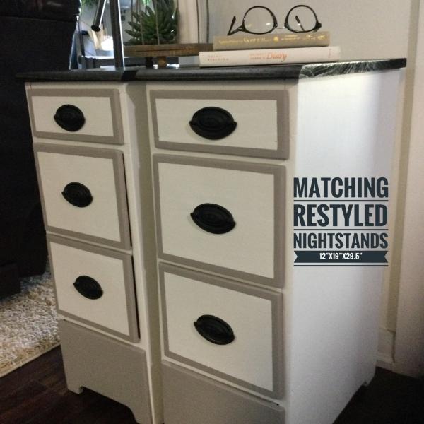 Photo of Matching Restyled Nightstands 