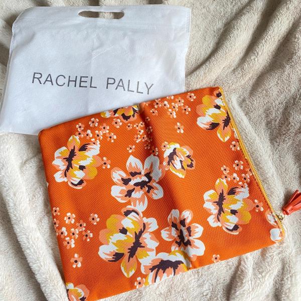 Photo of Rachel Pally Orange/Yellow Floral Clutch 