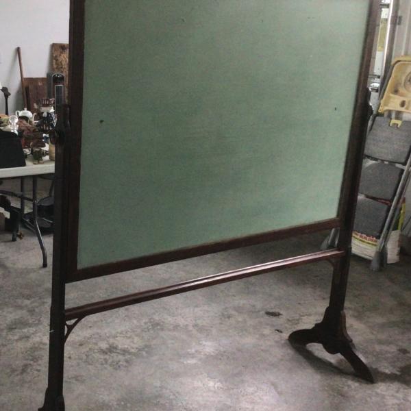 Photo of TWO SIDED BLACKBOARD IN GREAT CONDITION.  IT FLIPS OVER