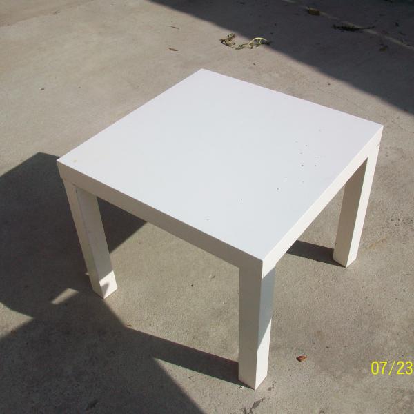 Photo of White end table