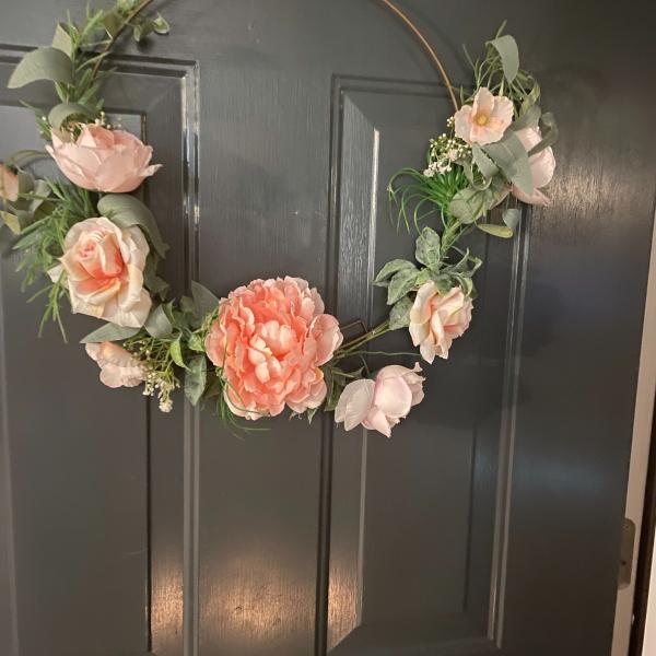 Photo of Floral door decor