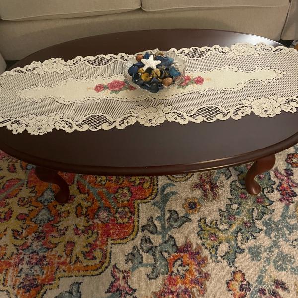 Photo of Oval coffee table