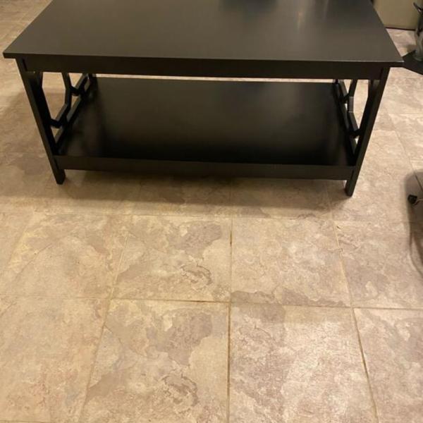 Photo of Black coffee table 
