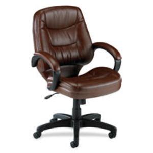 Photo of Managerial Mid-Back Leather Chair
