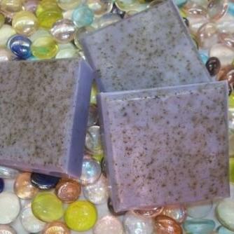 Photo of HOMEMADE BARS OF OLIVE OIL & SHEA BUTTER SOAP SCENTED WITH  LAVENDER