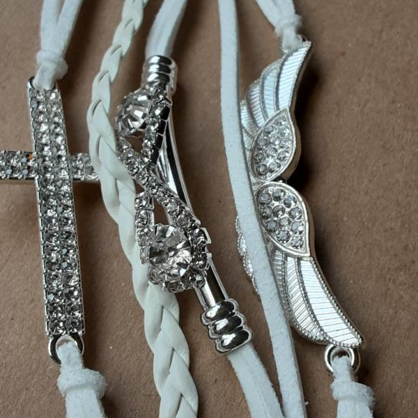 Photo of Angel Wing Cross Bracelet