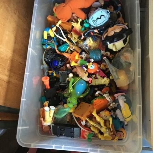 Photo of Box of Collectible Toy Figures 