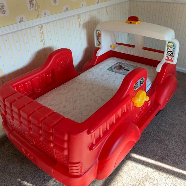 Photo of Toddler Firetruck Bed