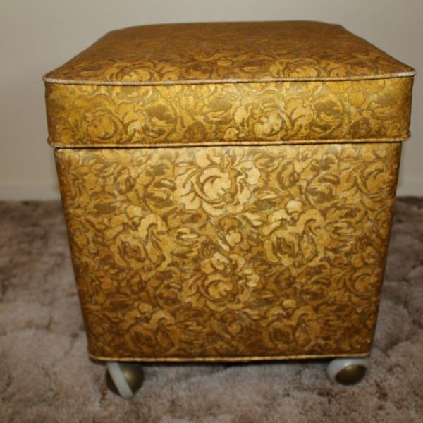 Photo of Vintage Sewing Chest Footstool