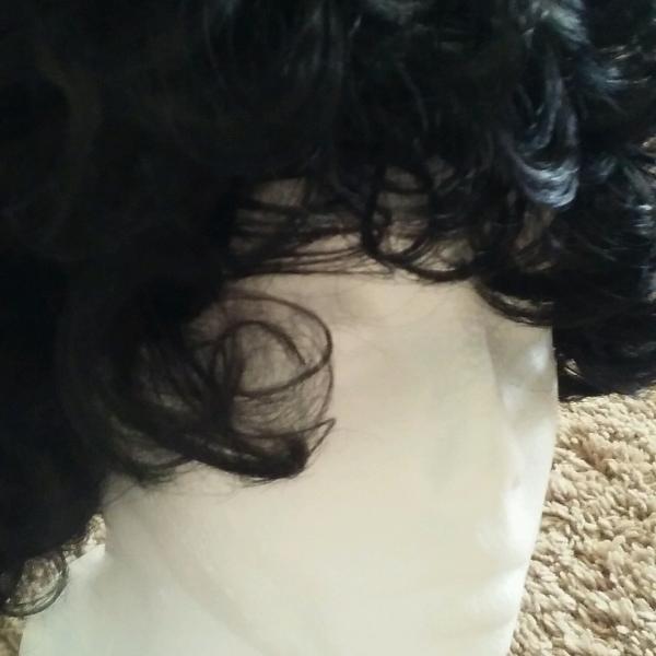 Photo of BLACK CURLEY WIG