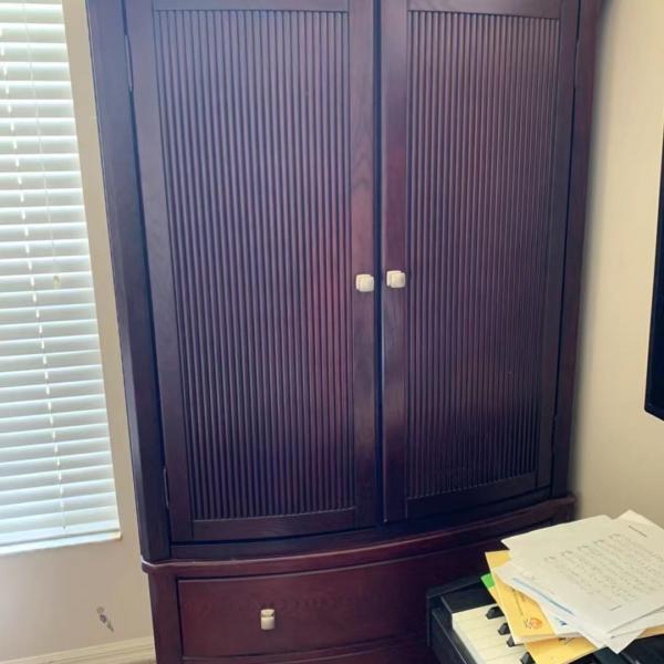 Photo of Kings Size bed Frame with Matched armoire