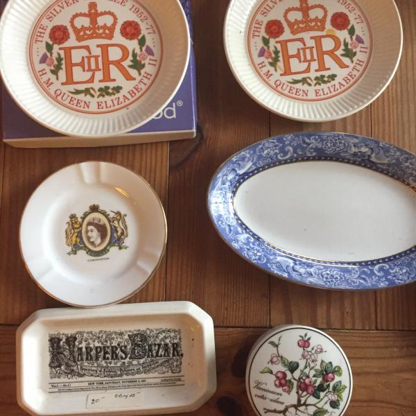 Photo of Assorted Wedgwood plates Ashtray Trinket Box