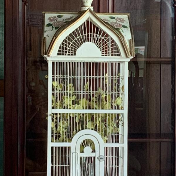 Photo of Vintage Victorian Wooden Bird Cage! 973-600-3177
