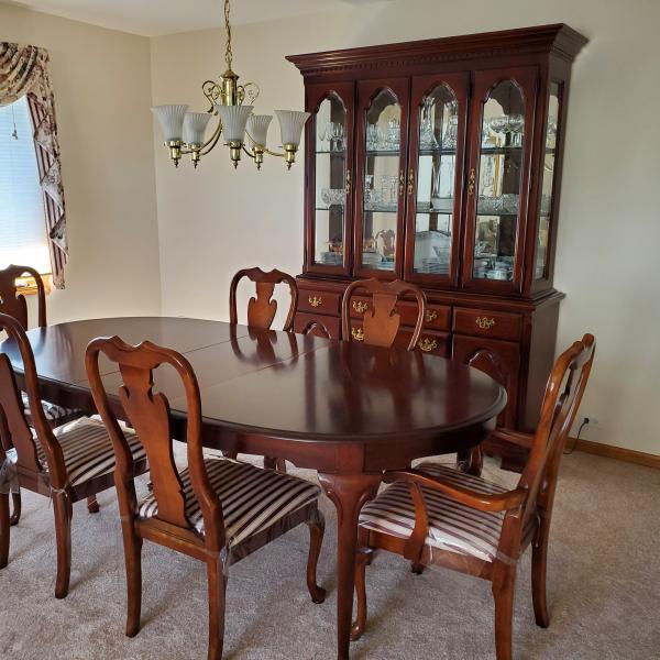 Photo of Solid Cherry Dining Room Set