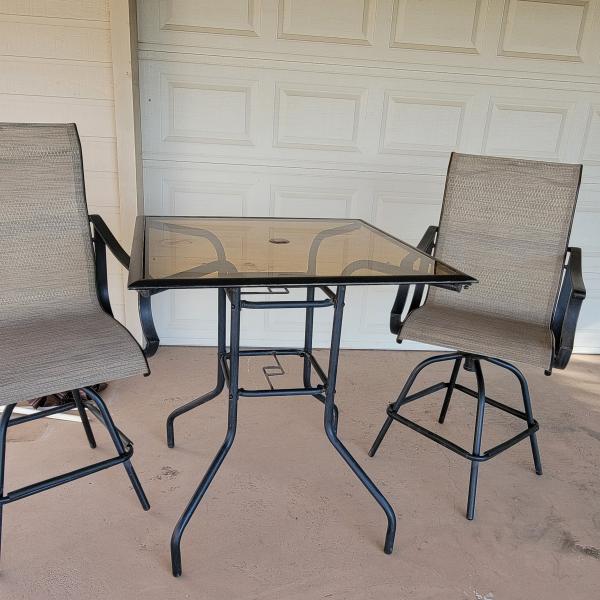 Photo of Patio Table with 2 Chairs
