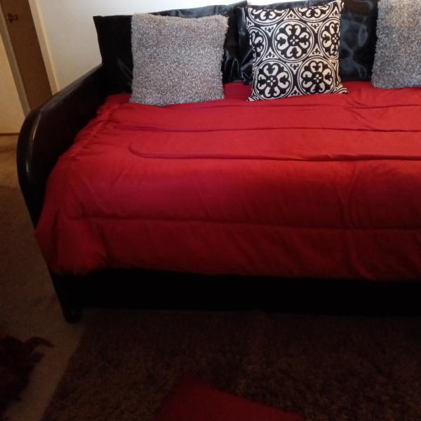 Photo of Daybed, nice plush mattress...