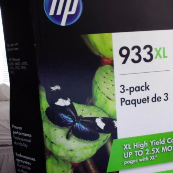 Photo of HP 932 XL(high yield) Black and Color Cartridges for sale.
