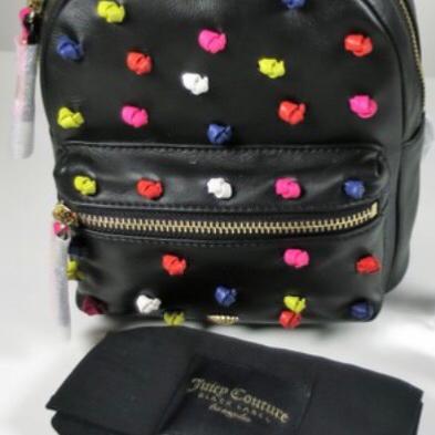 Photo of Juicy Couture Black Label Leather Backpack 