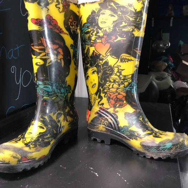 Photo of Ed Hardy Designer rain boots