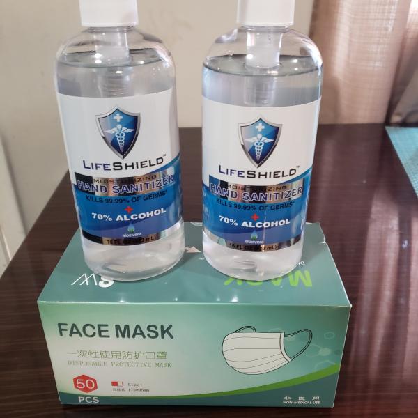 Photo of Face Mask an Hand sanitizer 