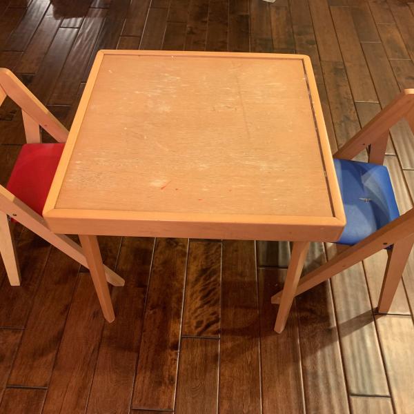 Photo of Kids study table with 2 chairs