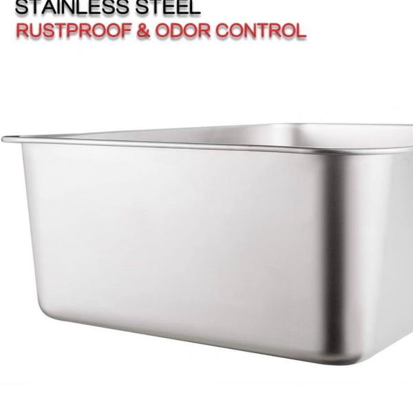 Photo of Stainless steel litter box (new)