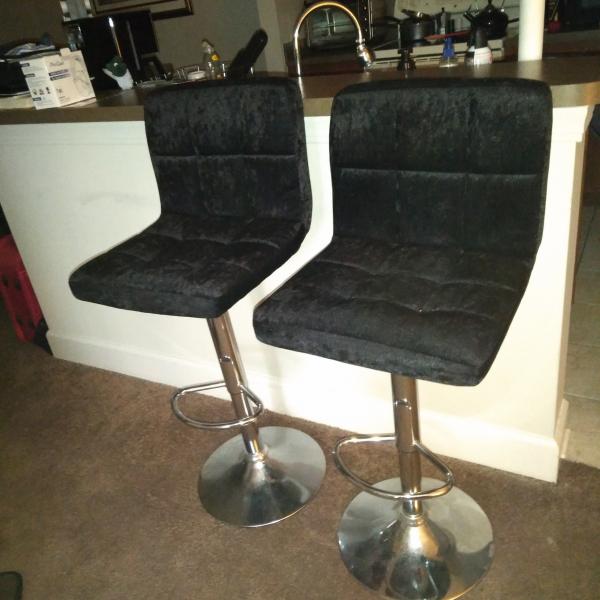 Photo of Adjustable swivel bar stools