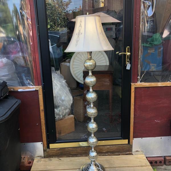 Photo of Stack silver Ball Lamp