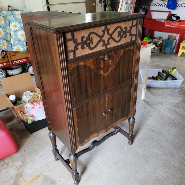 Photo of Antique radio cabinet