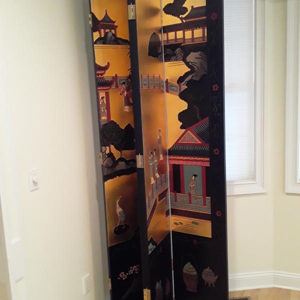 Photo of Large Wood Room Divider #2