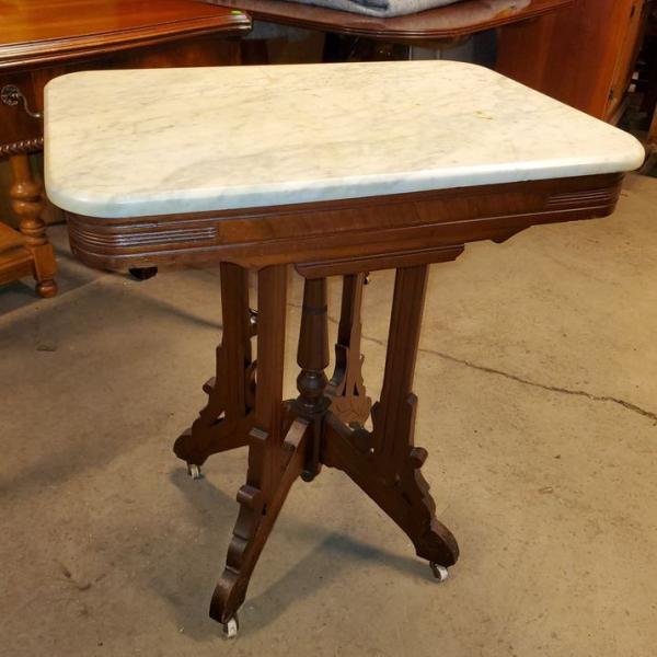 Photo of Antique Marble Top Table