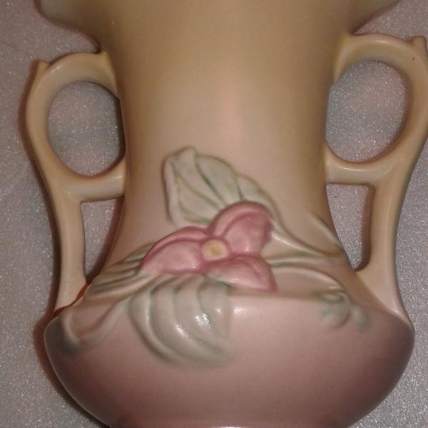 Photo of Vintage Hull USA Wildflower Vase scarce color combo in W-6 7 1/2 style- 2 handle