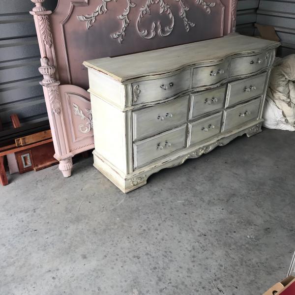 Photo of Solid Oak Antique dresser