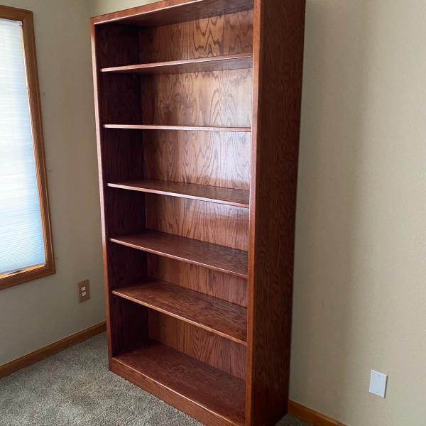 Photo of wood bookcase