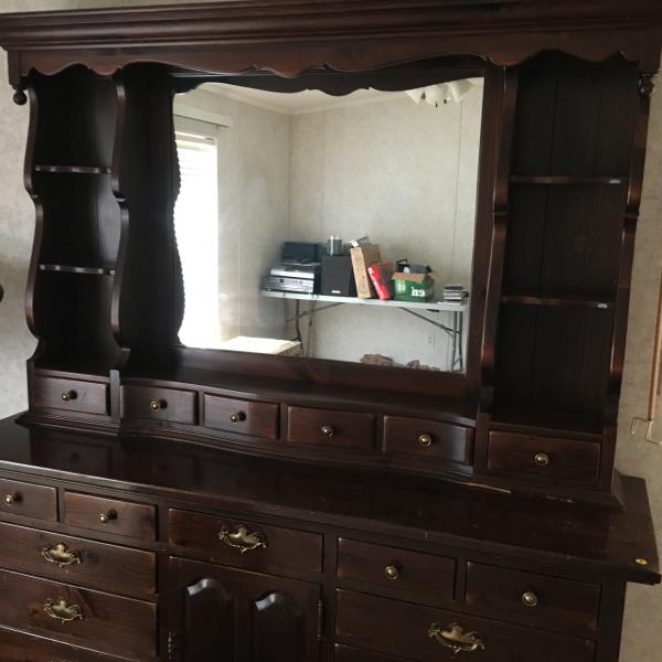 Photo of LAST CHANCE! Bedroom Dresser w/mirror and 1 night stand