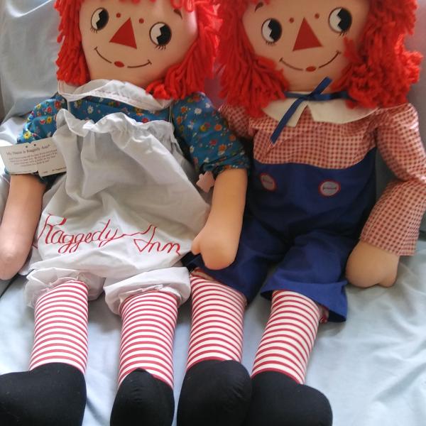 Photo of Finer Things - CHILDREN/COLLECTABLES "Raggedy Ann & Andy" Dolls