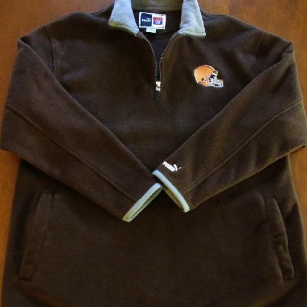 Photo of CLEVELAND BROWNS QUARTER-ZIP PULLOVER