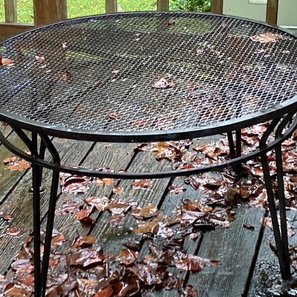 Photo of Vintage Wrought Iron Table