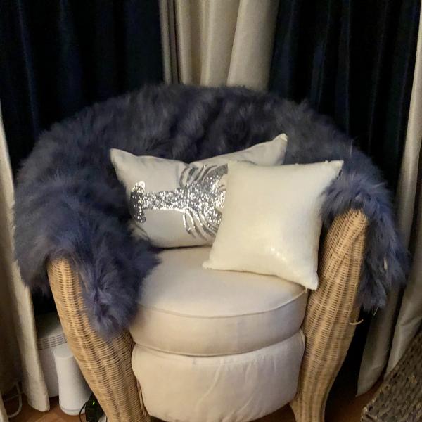 Photo of Ikea Wicker Ivory Cushioned Chair