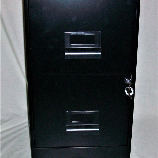 Photo of Metal 2-Drawer Locking File Cabinet