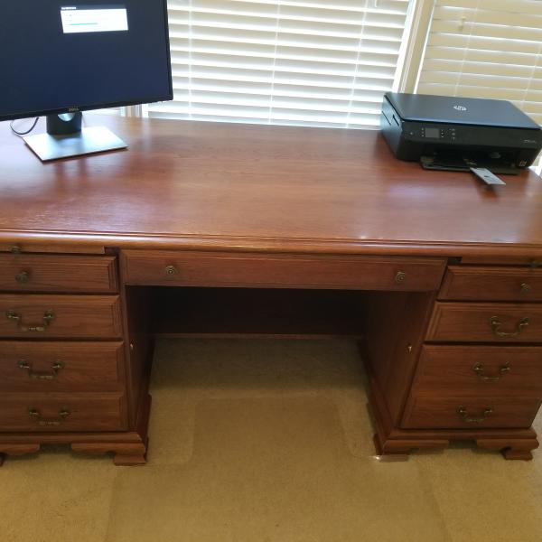 Photo of Beautiful Desk and credenza 