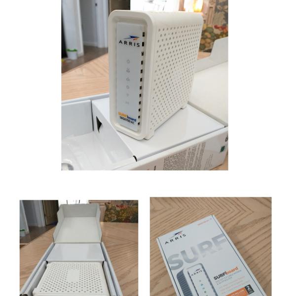 Photo of Cable Modem and Wifi Router  