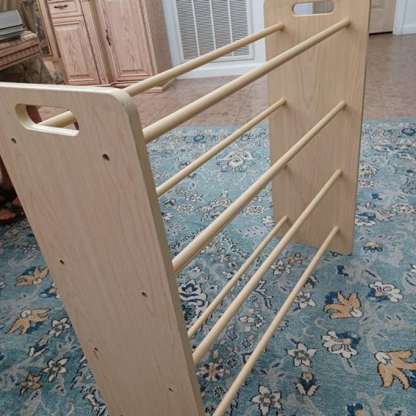 Photo of Quilt Rack, Blond Wood