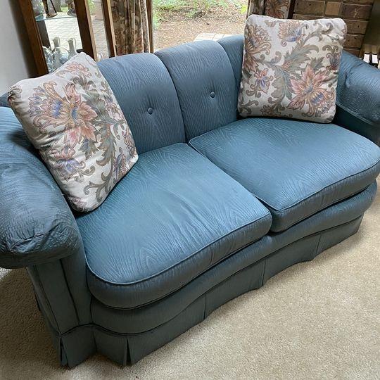 Photo of Love Seat Green Two Person