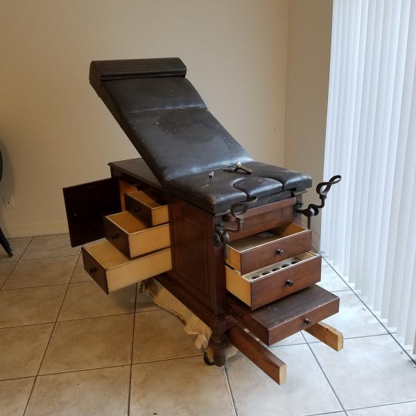 Photo of Antique gynecologist table
