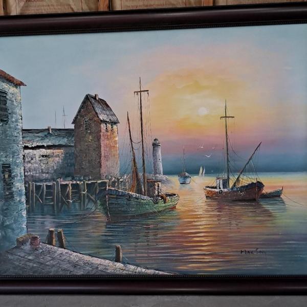 Photo of Max Savy Vintage Canvas Oil Paintings