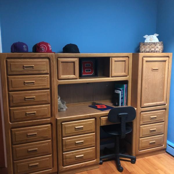 Photo of Twin bed and dresser by Stanley 