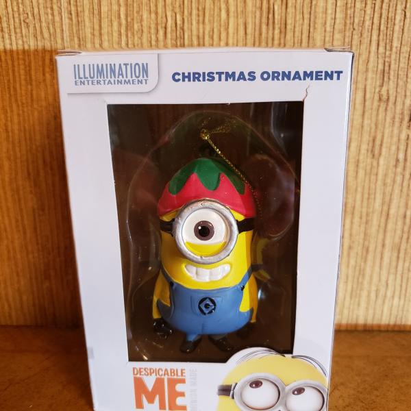 Photo of Despicable Me "Stewart" Minion Christmas Ornament 